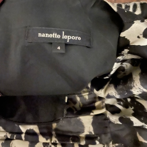 Nanette Lepore silk rouched cocktail dress - Picture 4 of 5